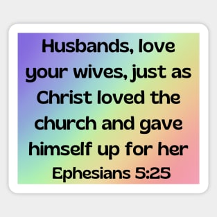 Bible Verse Ephesians 5:25 Sticker